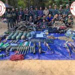 The entire army column that entered the Ohdwin Township was destroyed, 50 Military Council were killed, and 7 weapons and Ammunition were seized.