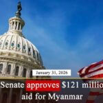 US Kumpi in 2026 Sumbul sehna ah Myanmar gam huhna $121 million piak dingin US President in Suai kaihna nei