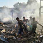 ချင်းမကွေးအစပ်၊ မိအယ်ကျေးရွာ လေကြောင်းတိုက်ခိုက်ခံရပြီး ကလေးငယ် ၂ ဦးအပါအဝင် အမျိုးသမီး ၅ ဦး သေဆုံး